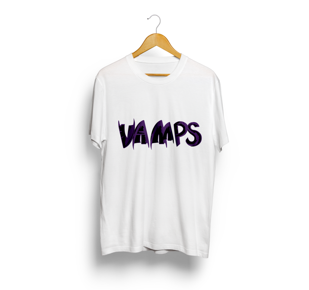 T-shirt Vamps Logo blanc