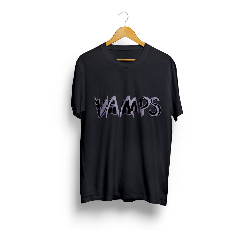 T-shirt Vamps Logo noir
